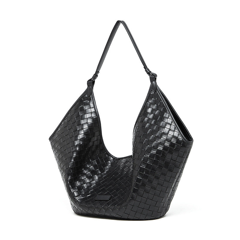 Leather large-capacity bag