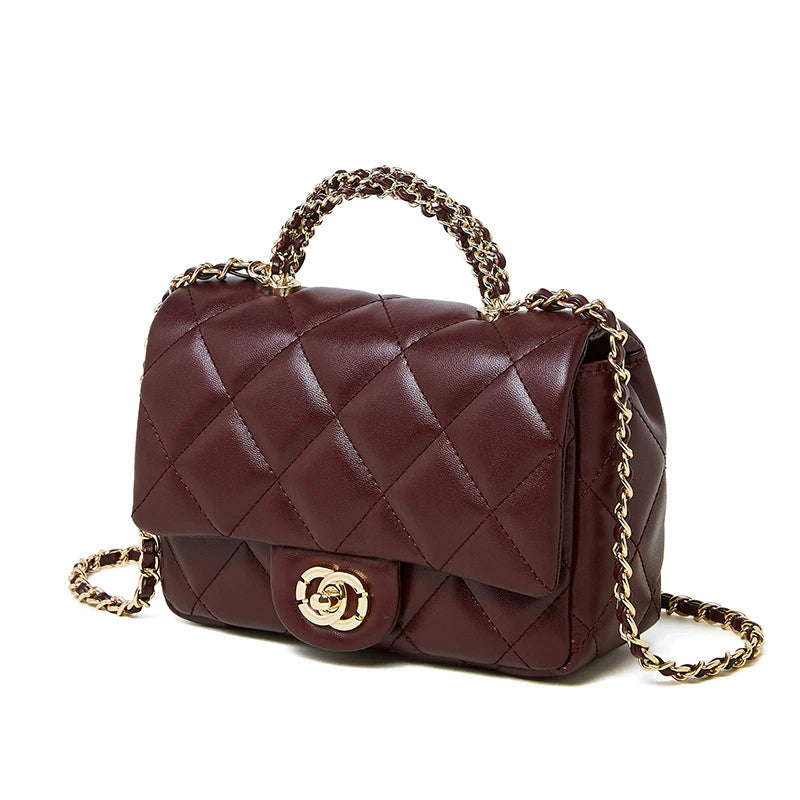 Single shoulder crossbody used women's bag