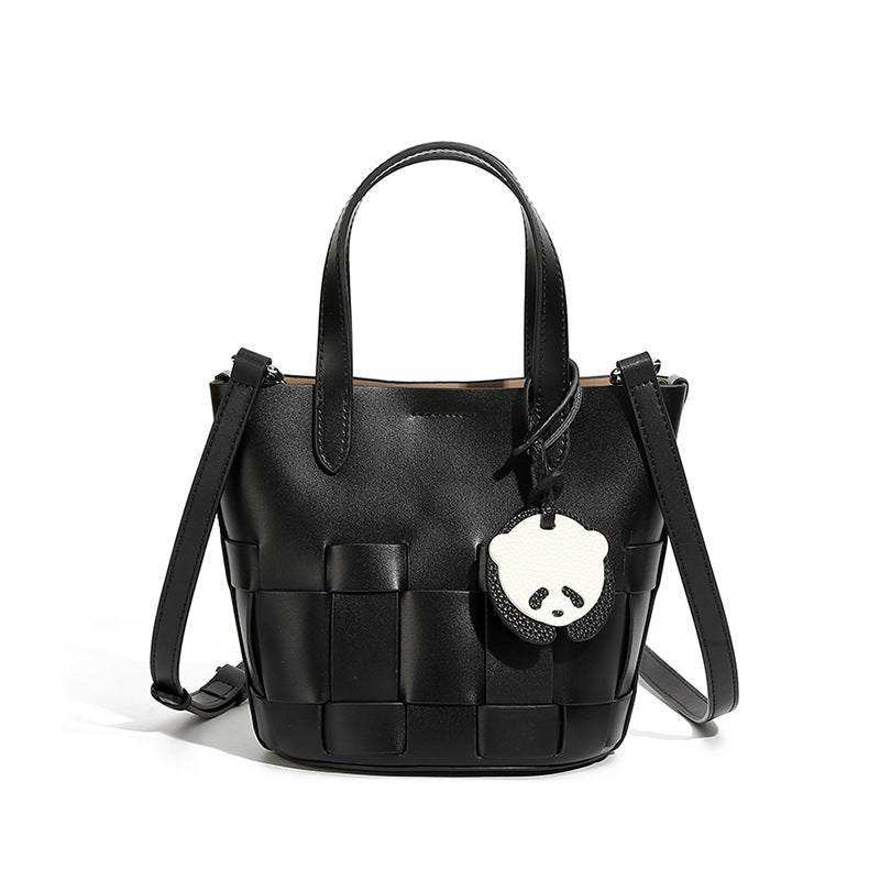 Cowhide shoulder crossbody bag