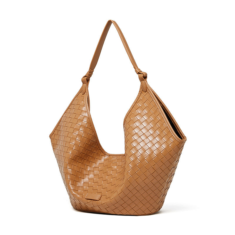 Leather large-capacity bag