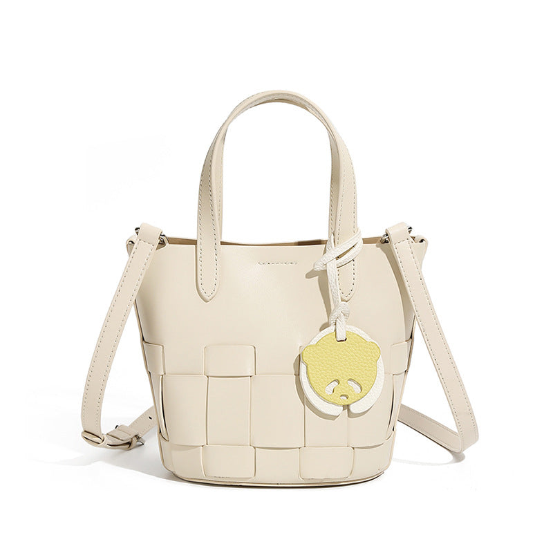 Cowhide shoulder crossbody bag