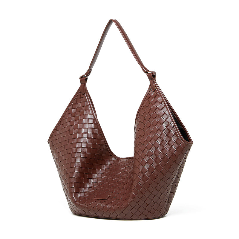 Leather large-capacity bag