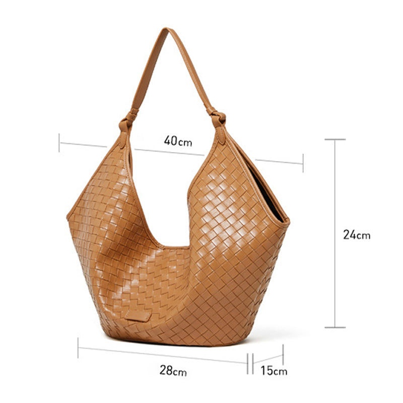 Leather large-capacity bag
