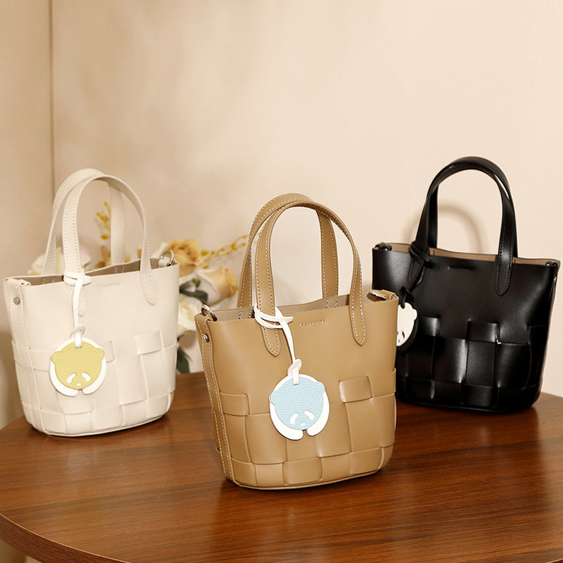 Cowhide shoulder crossbody bag