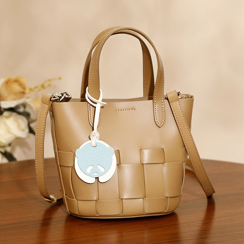 Cowhide shoulder crossbody bag